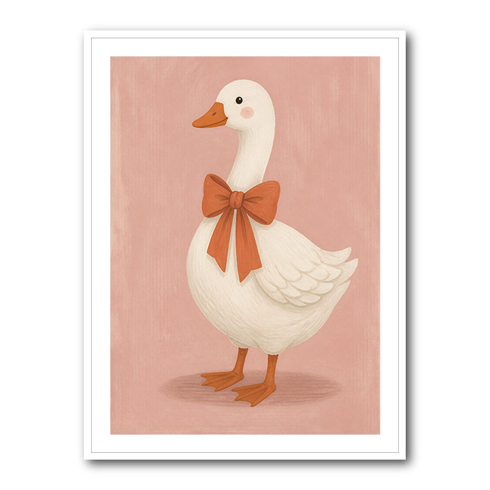 Goose With Bow