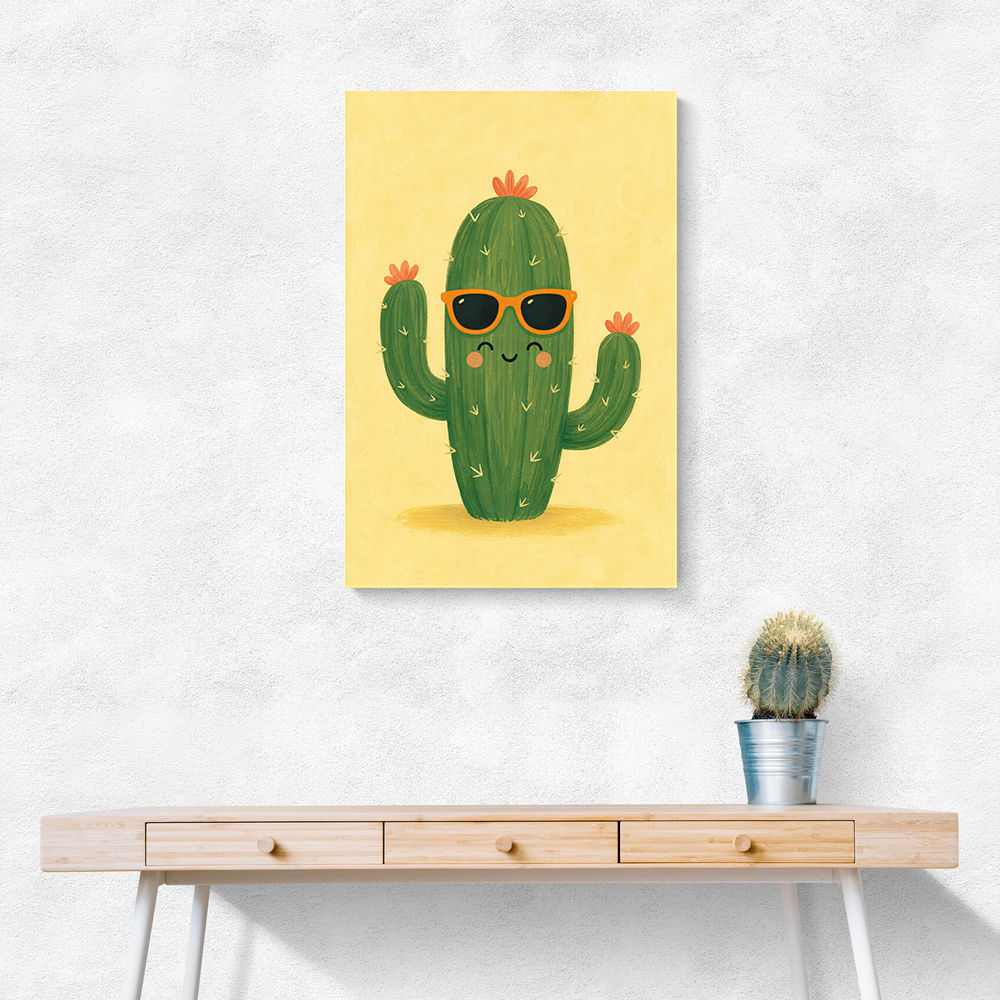Cactus With Sunglasses