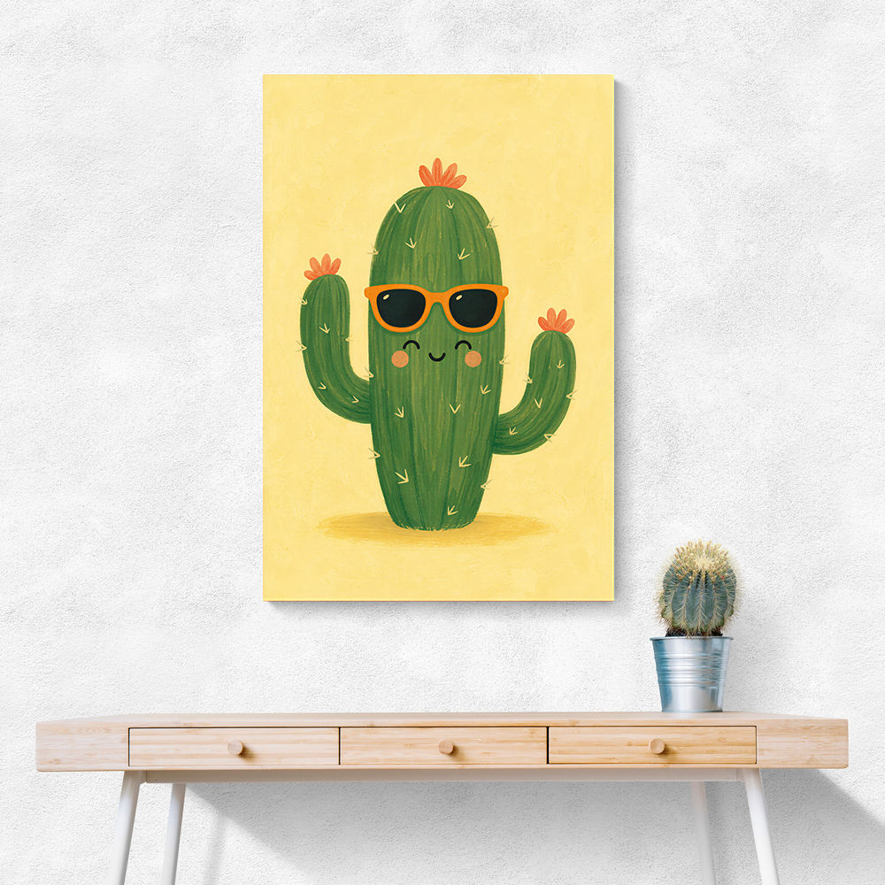 Cactus With Sunglasses