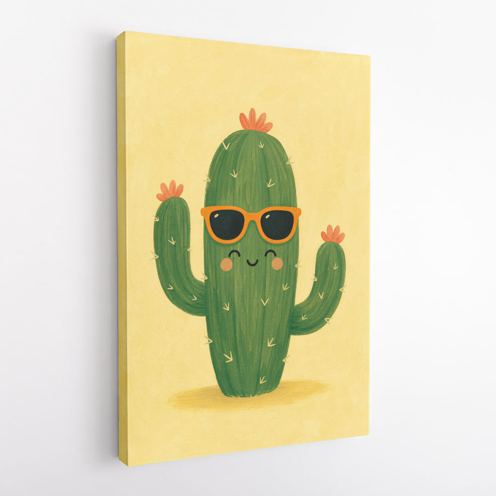Cactus With Sunglasses