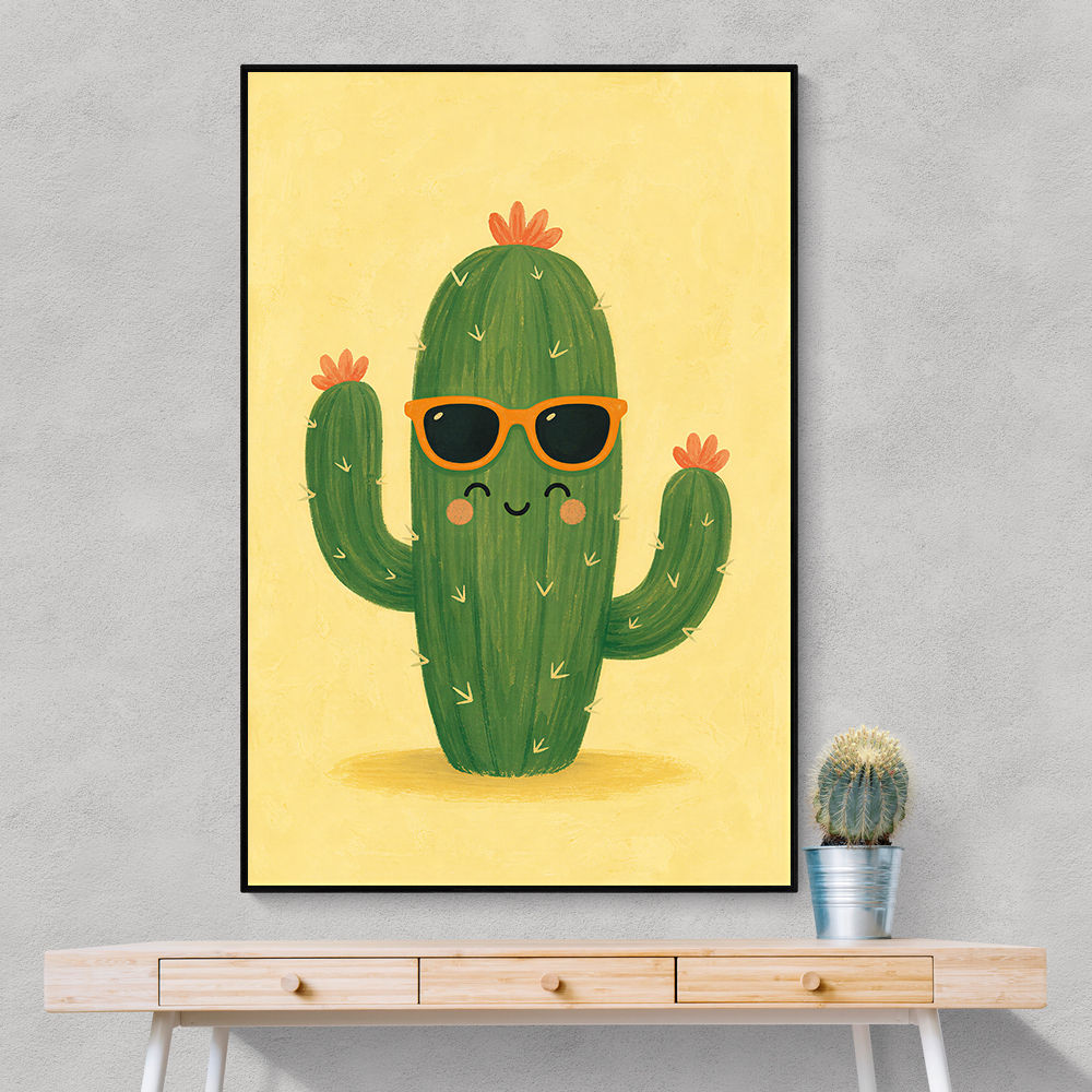Cactus With Sunglasses