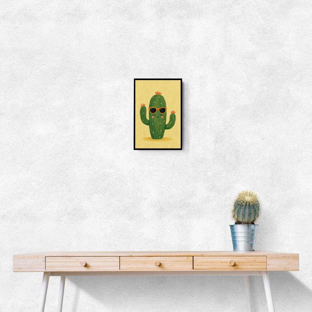 Cactus With Sunglasses
