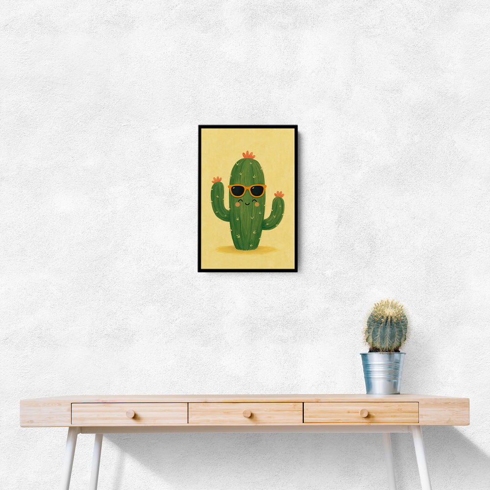 Cactus With Sunglasses
