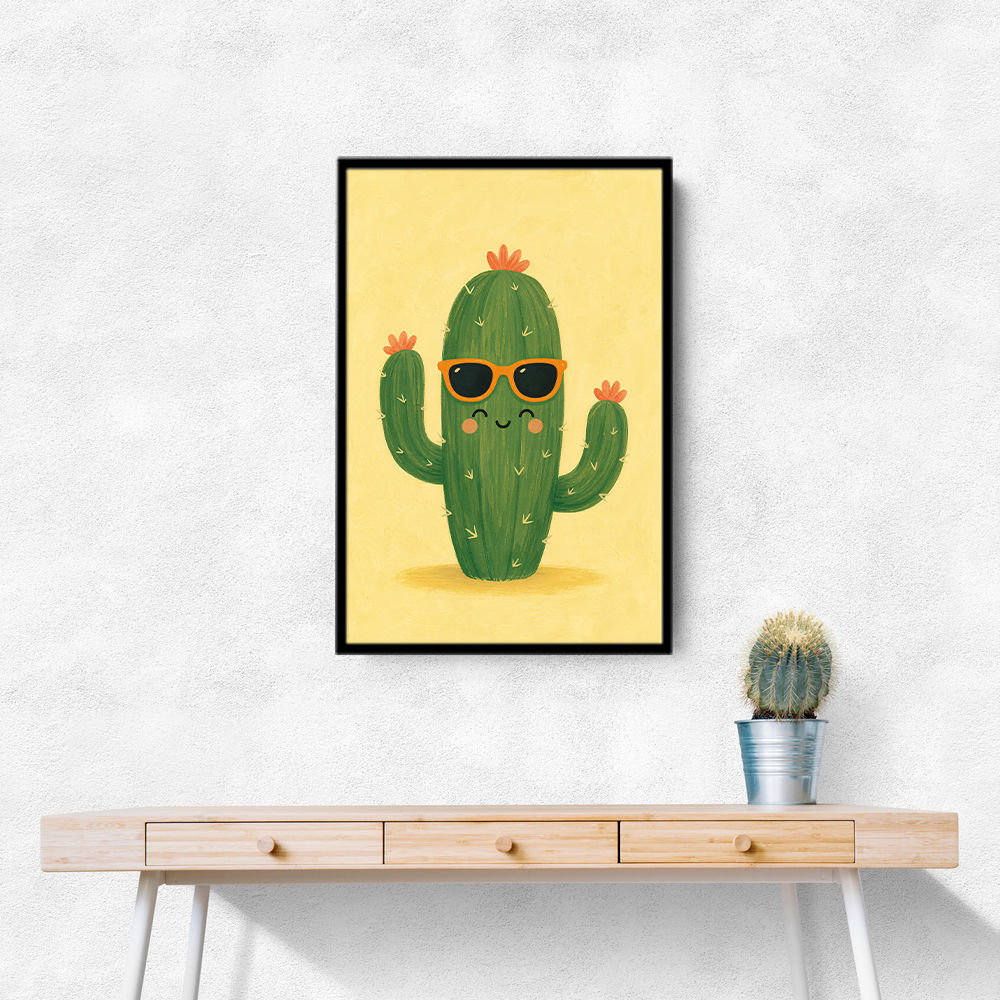 Cactus With Sunglasses