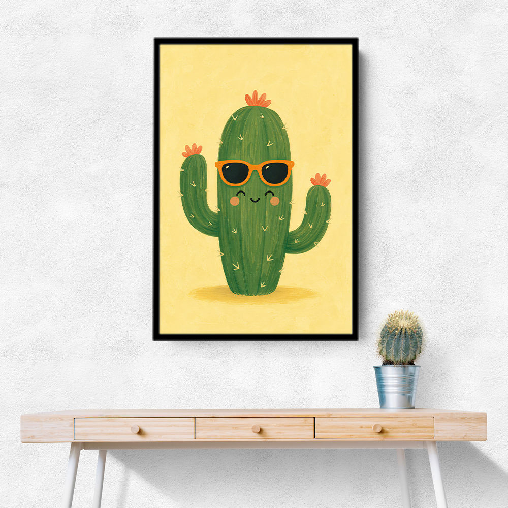 Cactus With Sunglasses