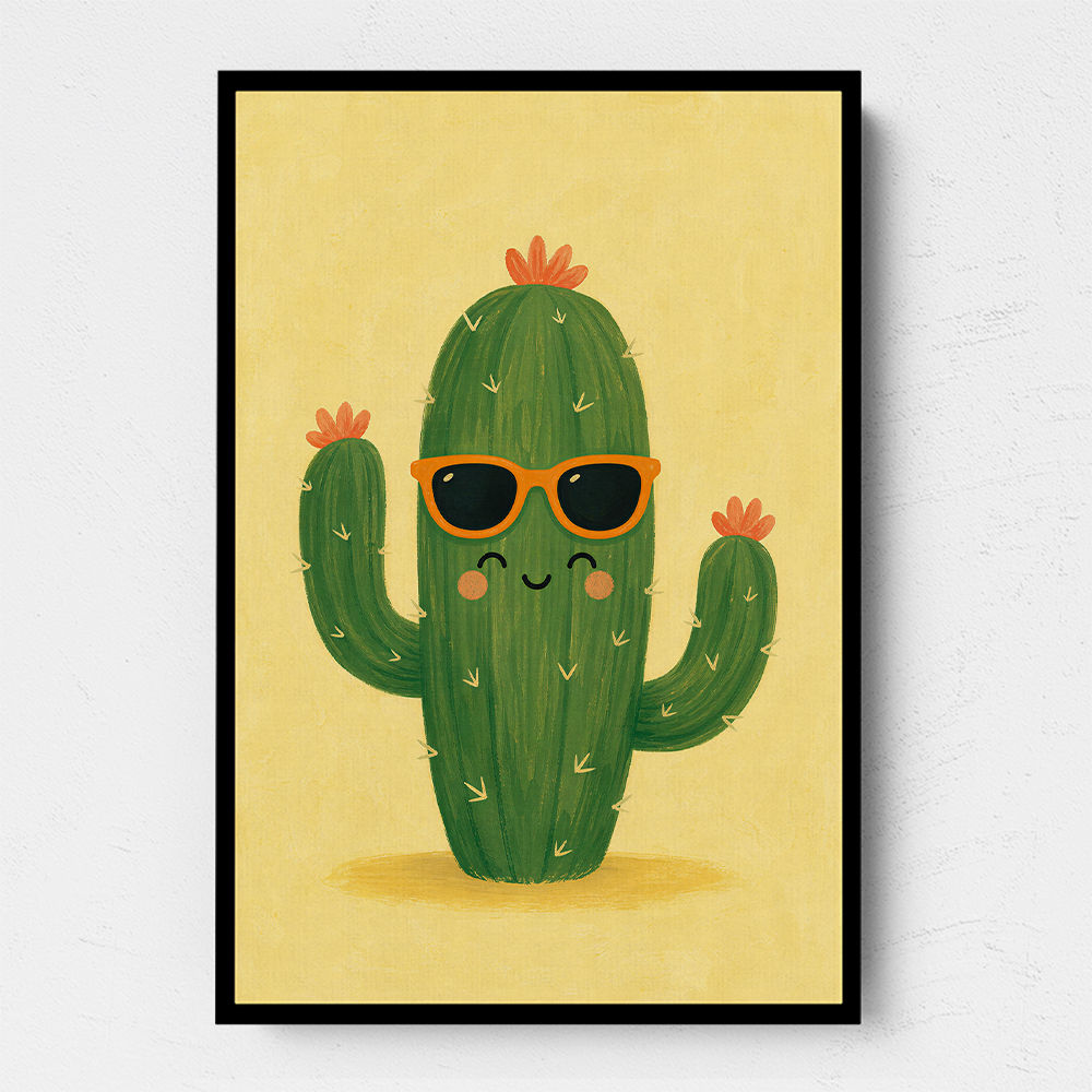 Cactus With Sunglasses