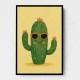 Cactus With Sunglasses