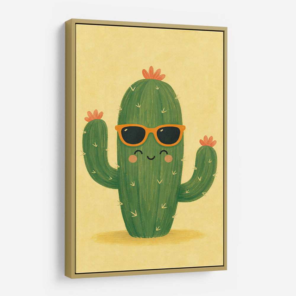 Cactus With Sunglasses