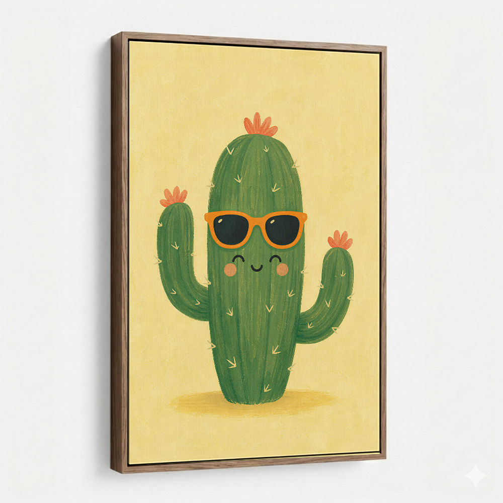 Cactus With Sunglasses
