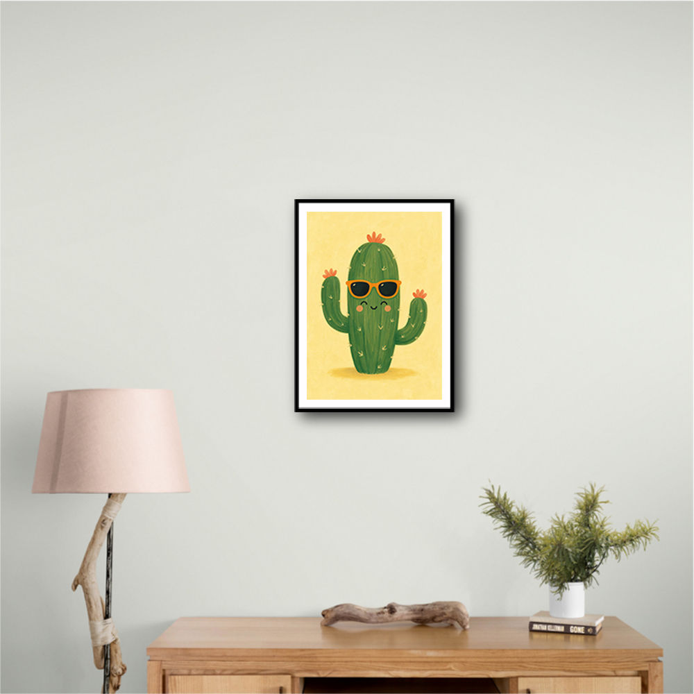 Cactus With Sunglasses