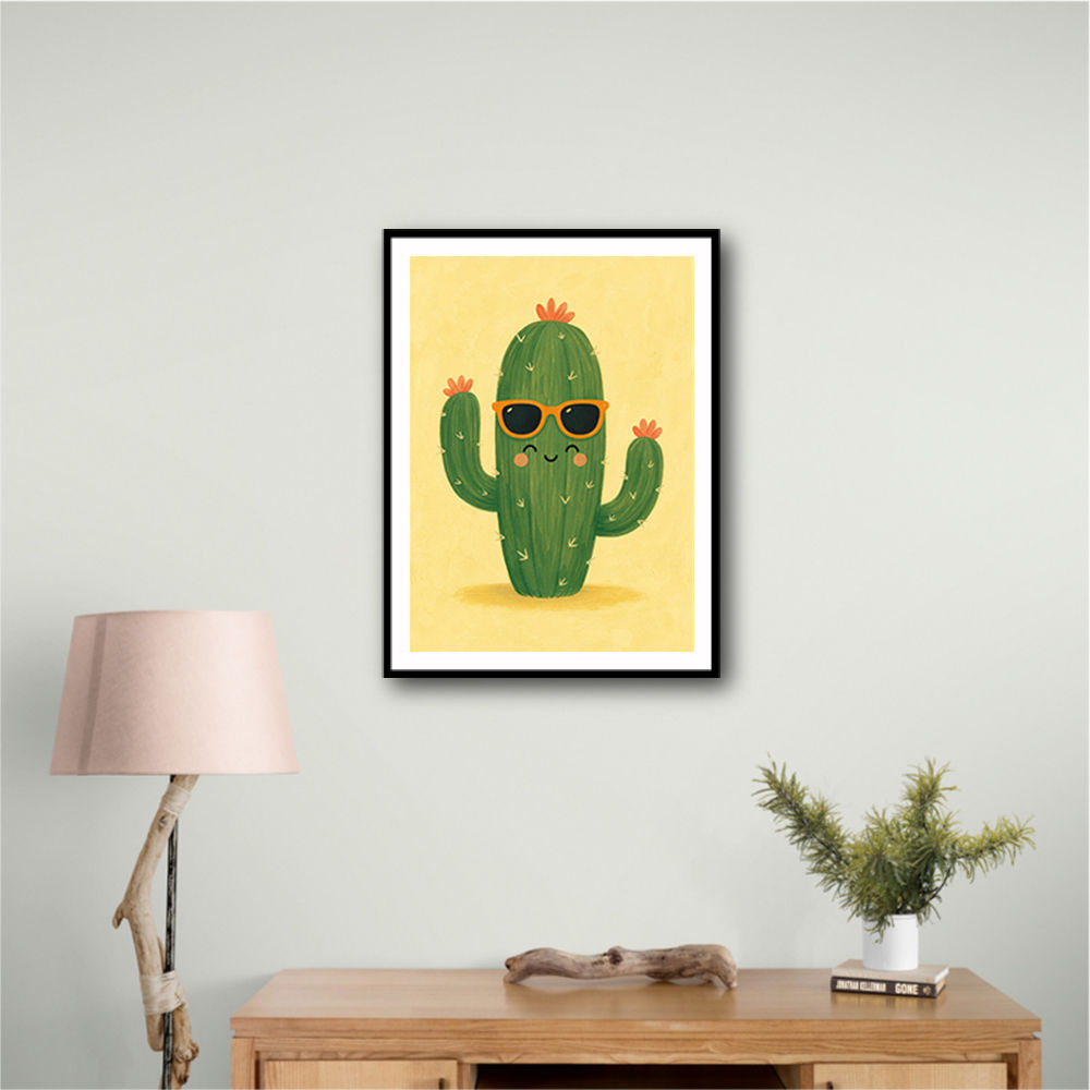 Cactus With Sunglasses