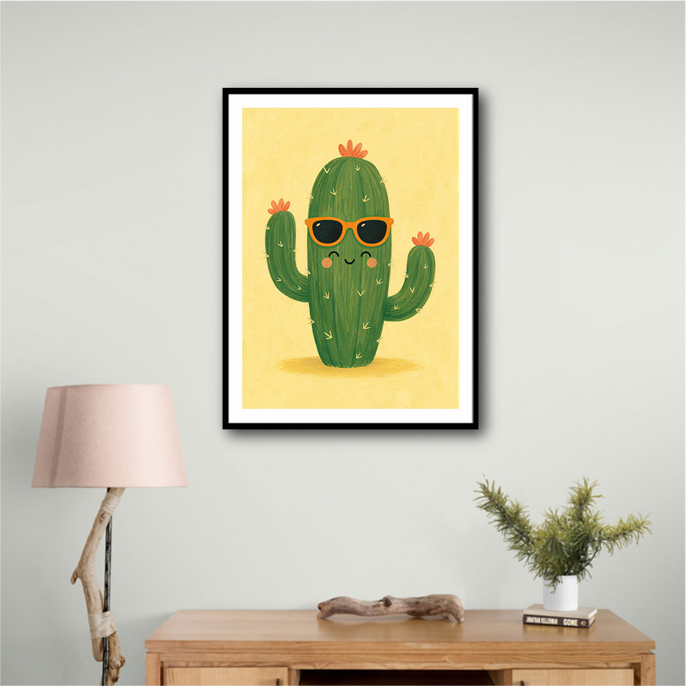 Cactus With Sunglasses