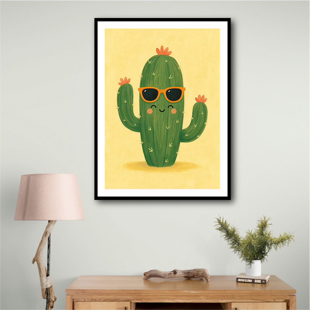 Cactus With Sunglasses