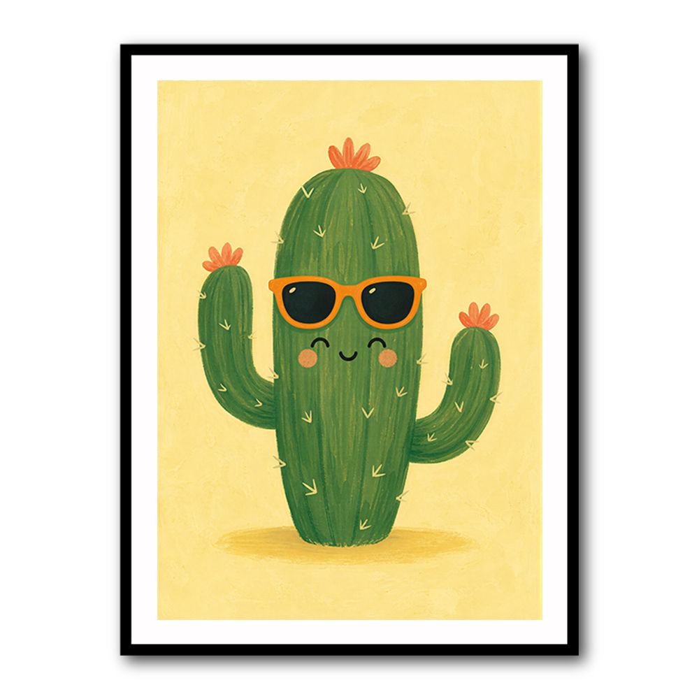 Cactus With Sunglasses