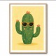 Cactus With Sunglasses