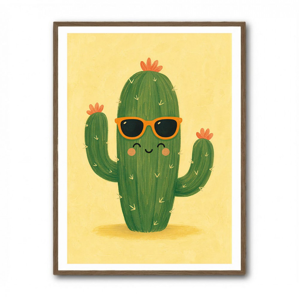 Cactus With Sunglasses