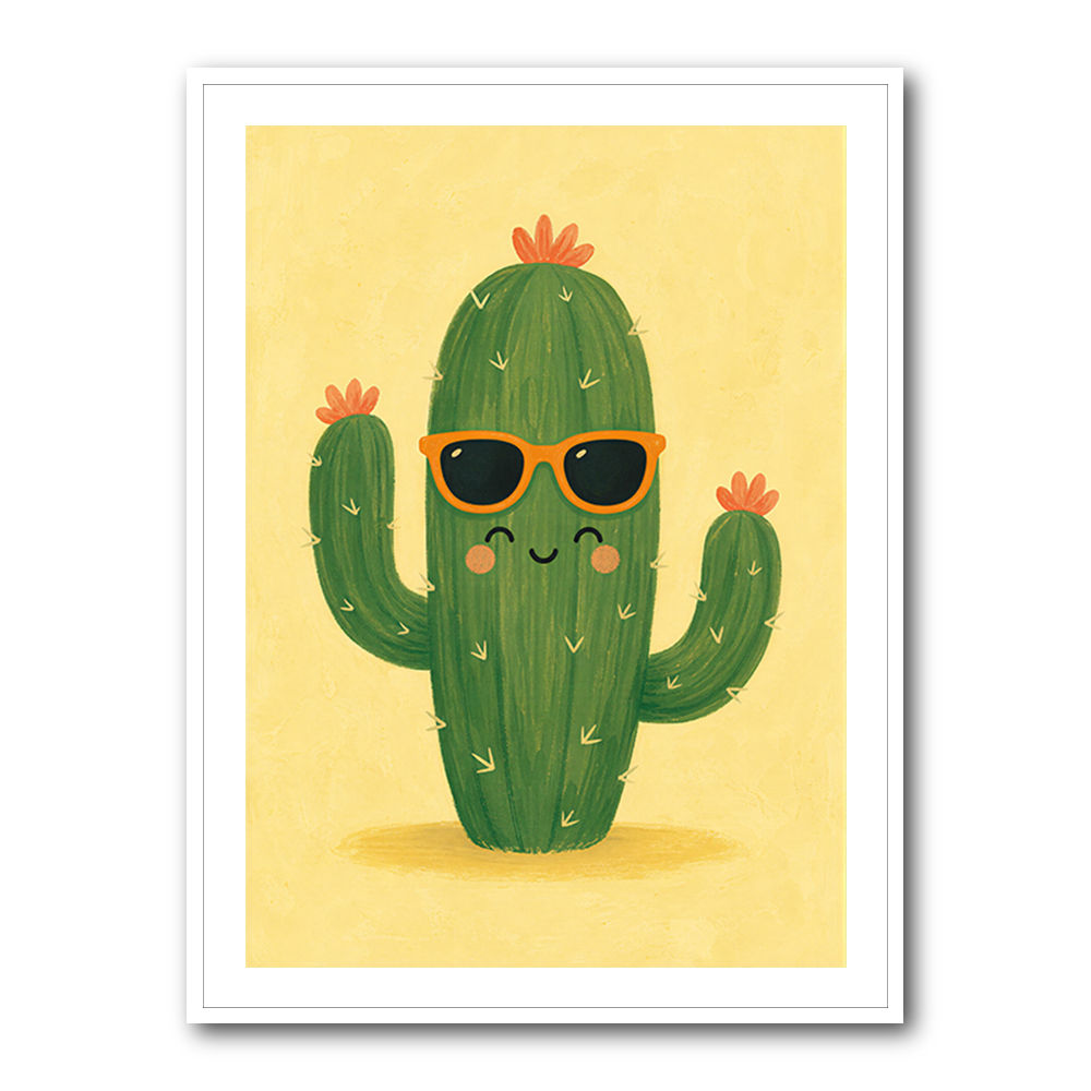 Cactus With Sunglasses