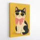 Cat With Pink Bow