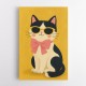 Cat With Pink Bow