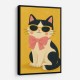 Cat With Pink Bow