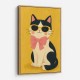 Cat With Pink Bow