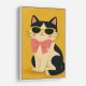 Cat With Pink Bow