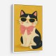 Cat With Pink Bow