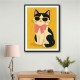 Cat With Pink Bow