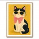 Cat With Pink Bow
