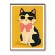 Cat With Pink Bow