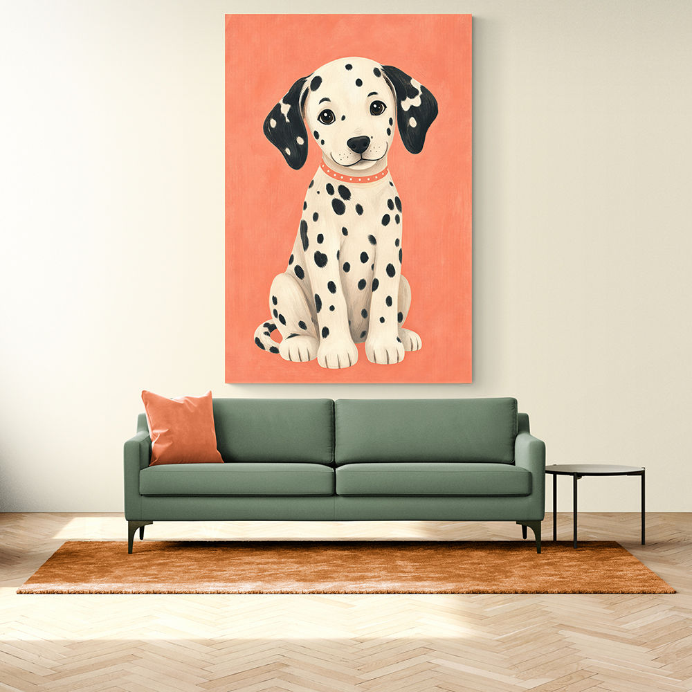 Dalmatian Puppy Portrait