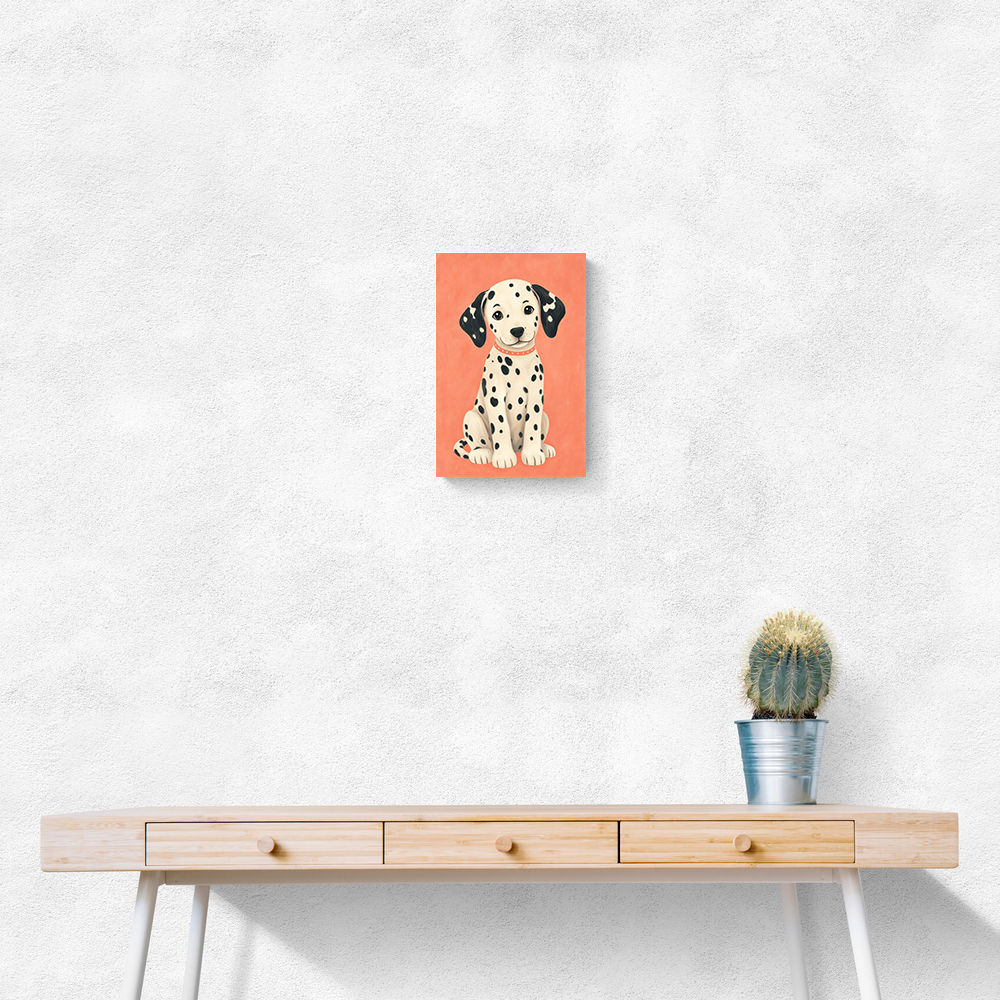 Dalmatian Puppy Portrait
