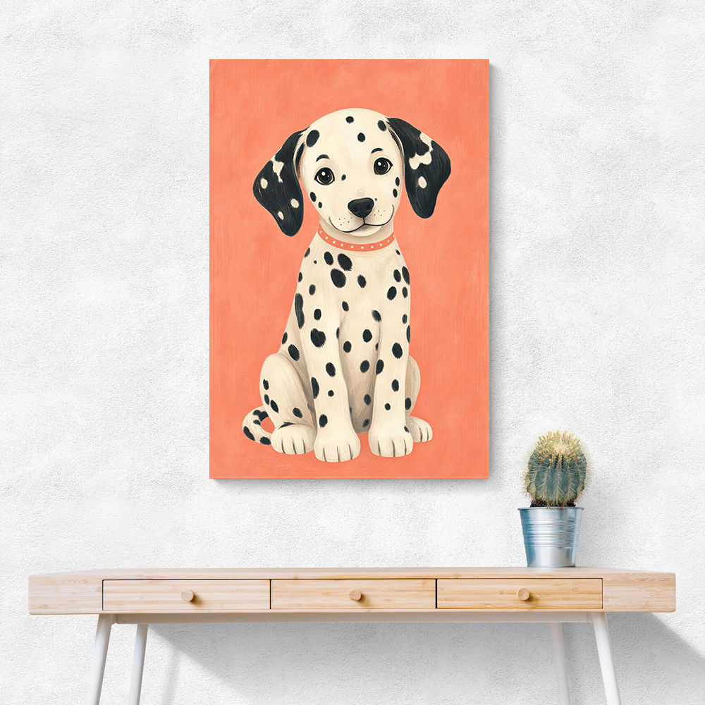 Dalmatian Puppy Portrait