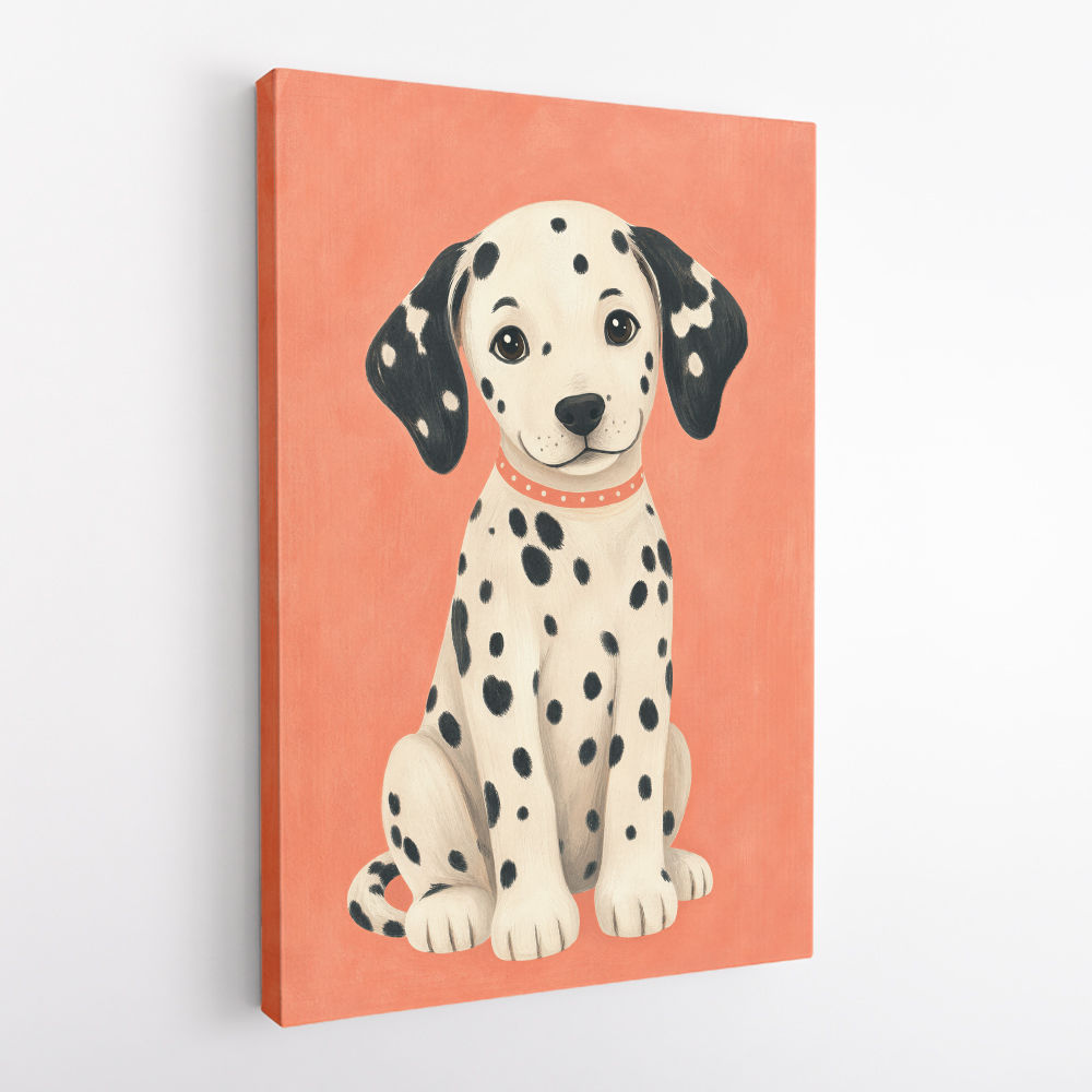 Dalmatian Puppy Portrait