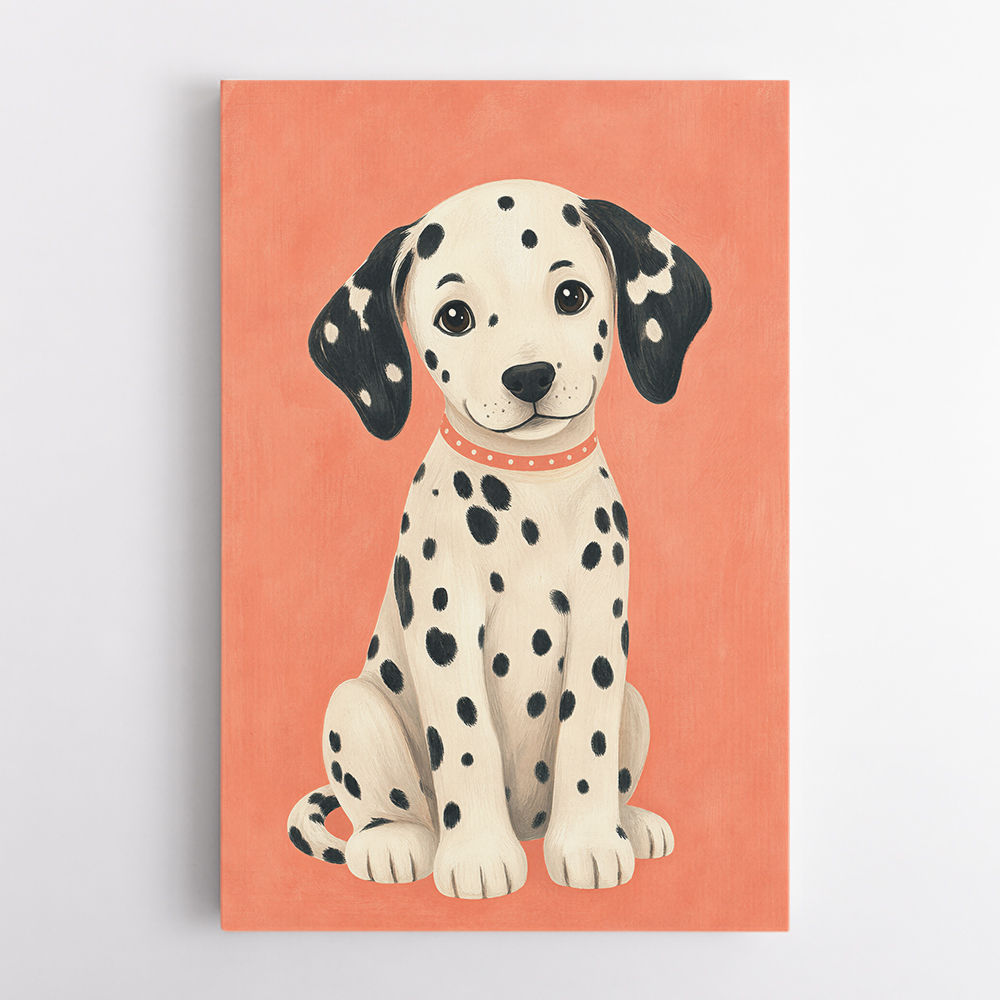 Dalmatian Puppy Portrait