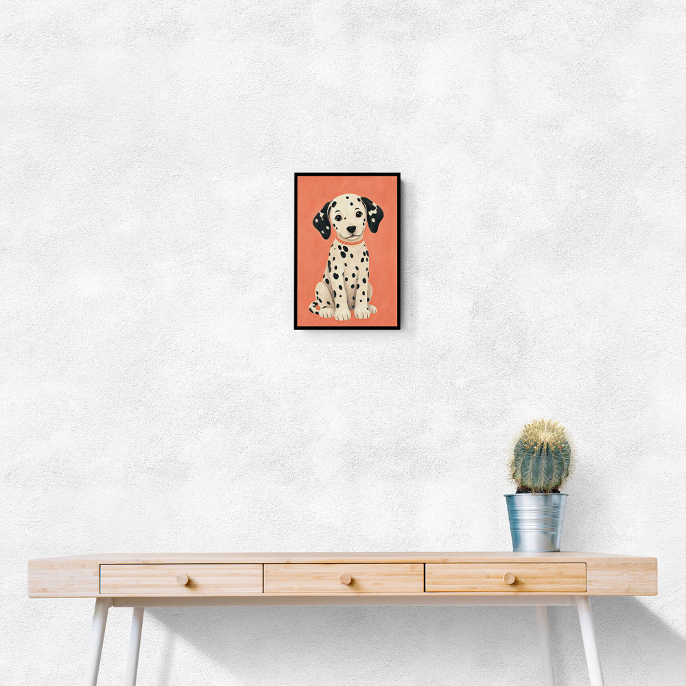 Dalmatian Puppy Portrait