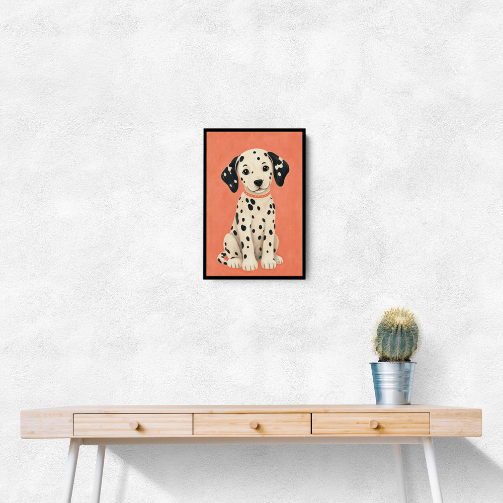 Dalmatian Puppy Portrait
