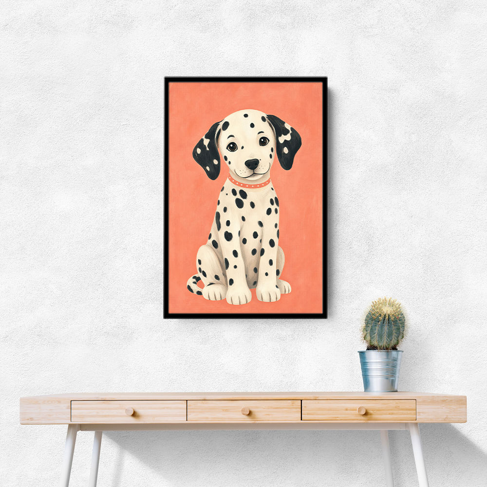 Dalmatian Puppy Portrait