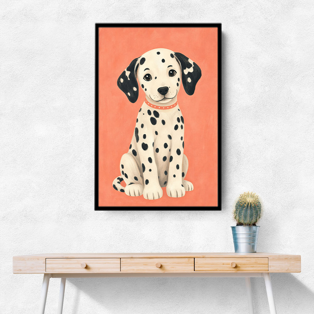 Dalmatian Puppy Portrait