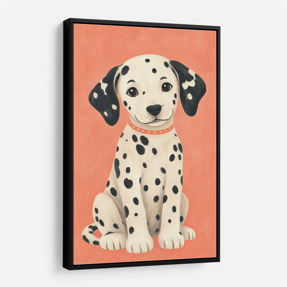 Dalmatian Puppy Portrait