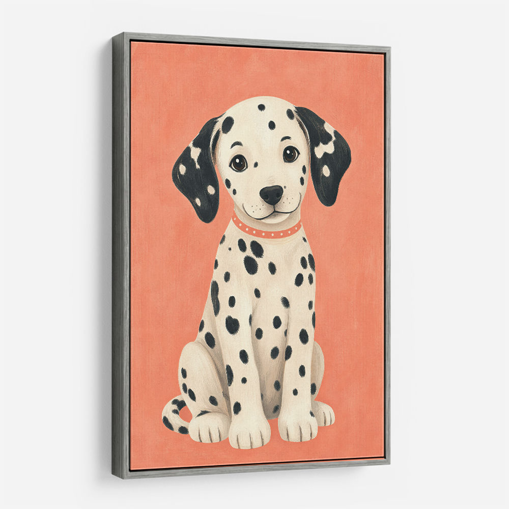 Dalmatian Puppy Portrait