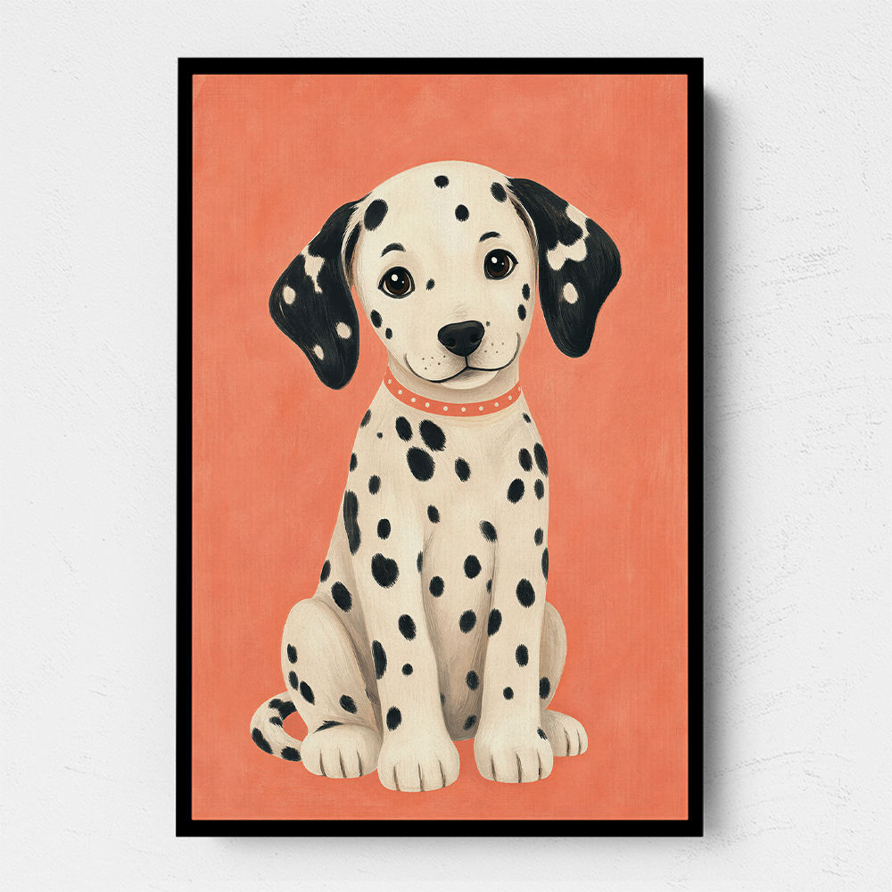 Dalmatian Puppy Portrait