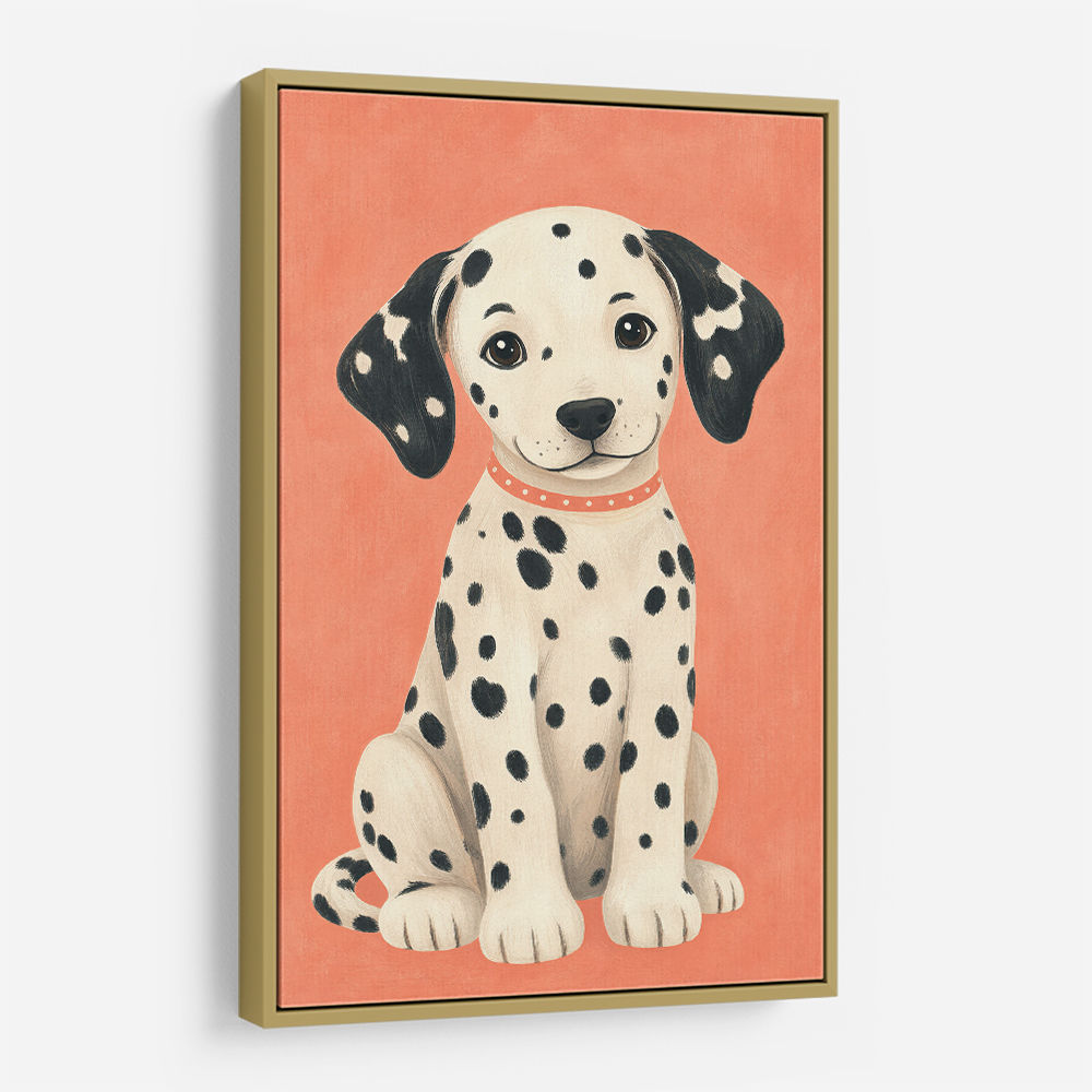 Dalmatian Puppy Portrait