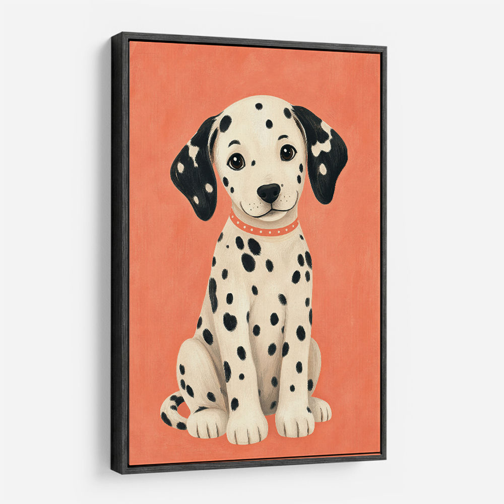 Dalmatian Puppy Portrait