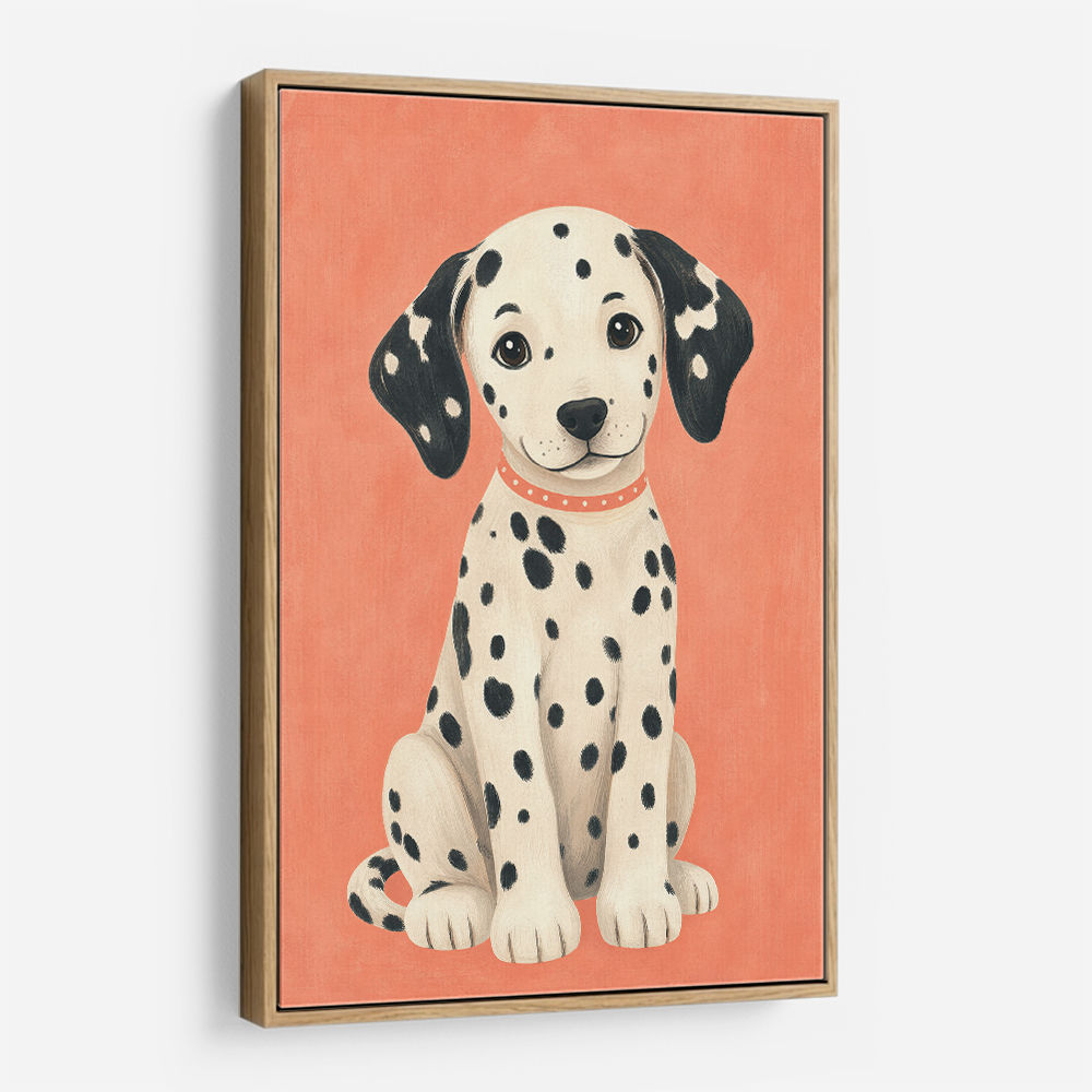 Dalmatian Puppy Portrait