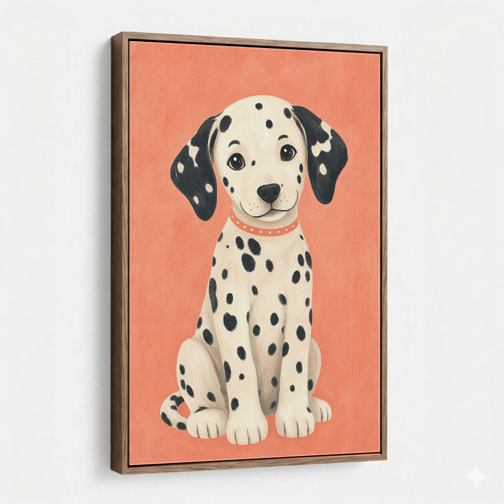 Dalmatian Puppy Portrait