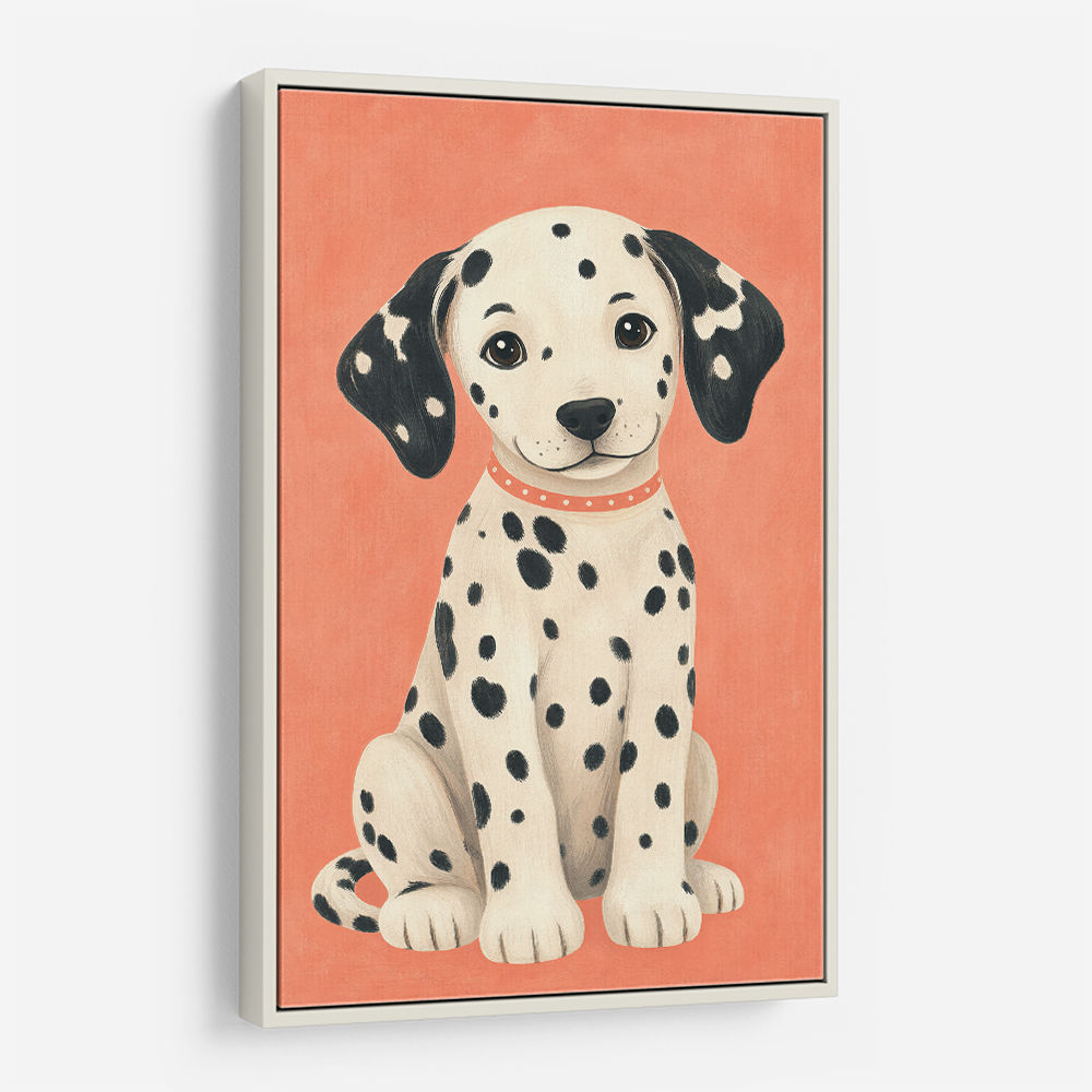 Dalmatian Puppy Portrait