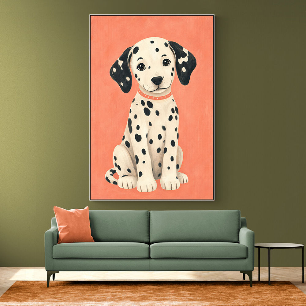 Dalmatian Puppy Portrait