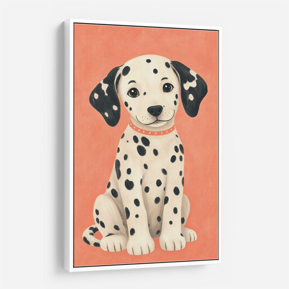 Dalmatian Puppy Portrait