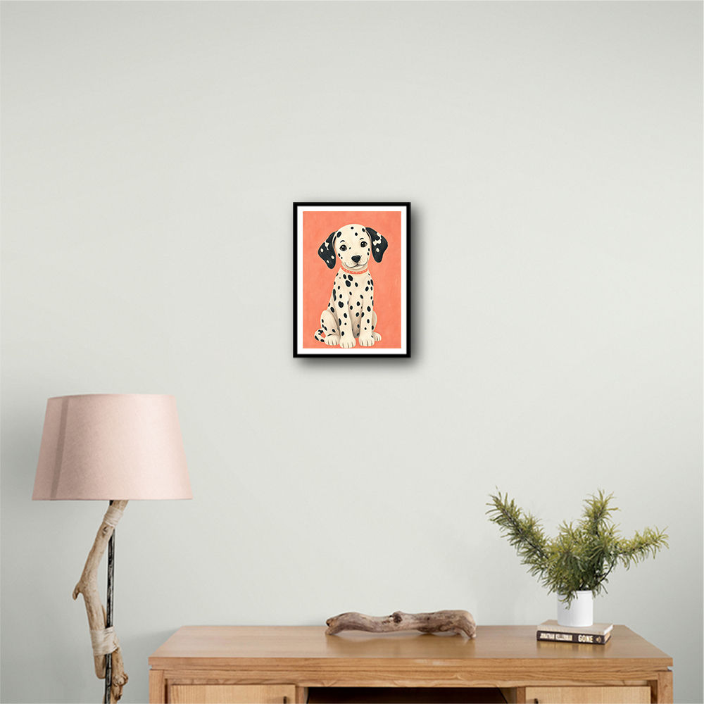 Dalmatian Puppy Portrait
